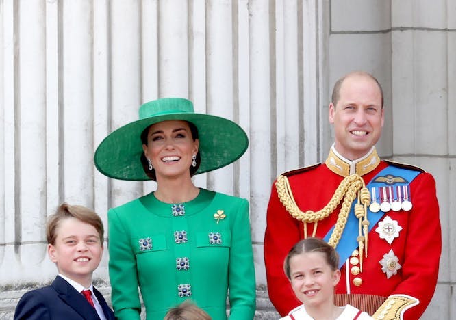 Kate Middleton and Prince William with three kids