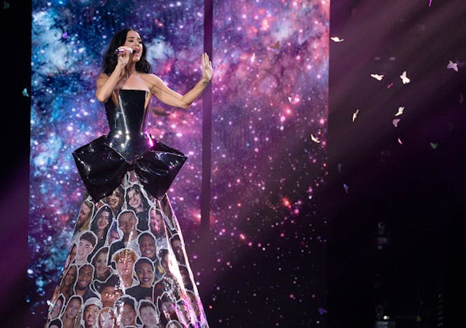 Katy Perry performing on the 'American Idol" finale in May. Photo courtesy of Getty Images.