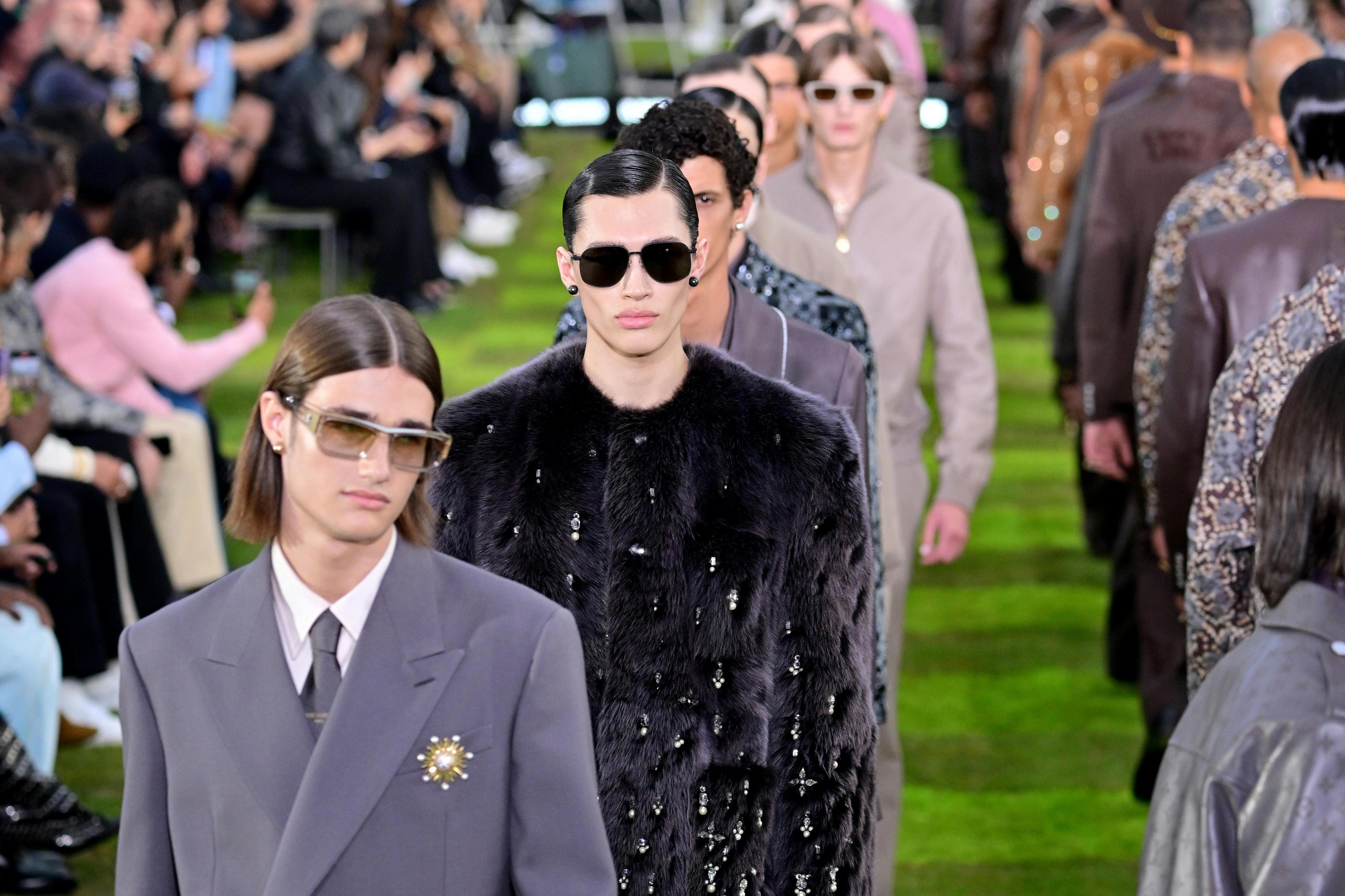 Inside look at the Louis Vuitton Mens SS25 Runway.