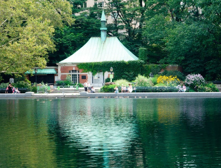 central park conservatory : greensward circle : evening at the water 2024