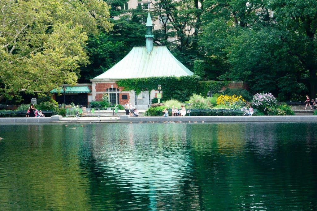 central park conservatory : greensward circle : evening at the water 2024