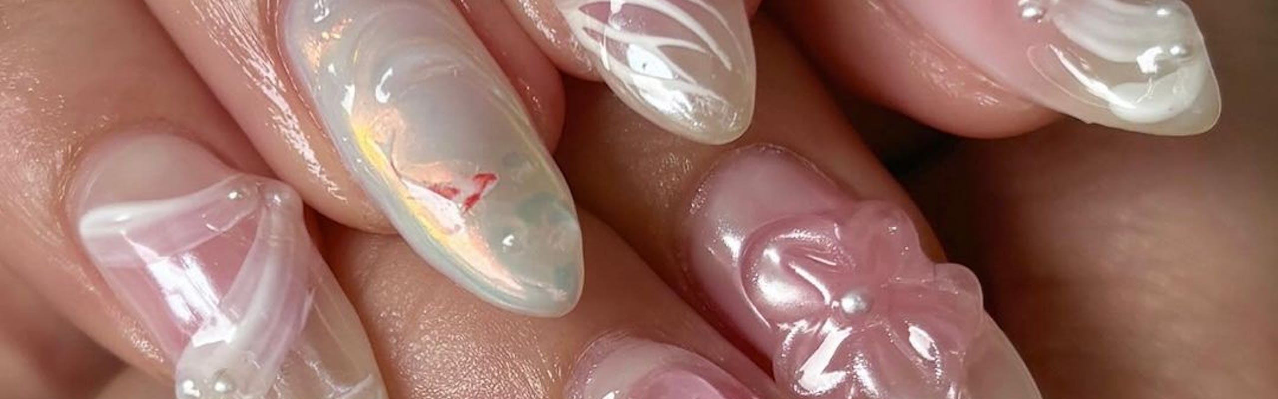 press on nails : luxury press on nails : oceancore press on nails