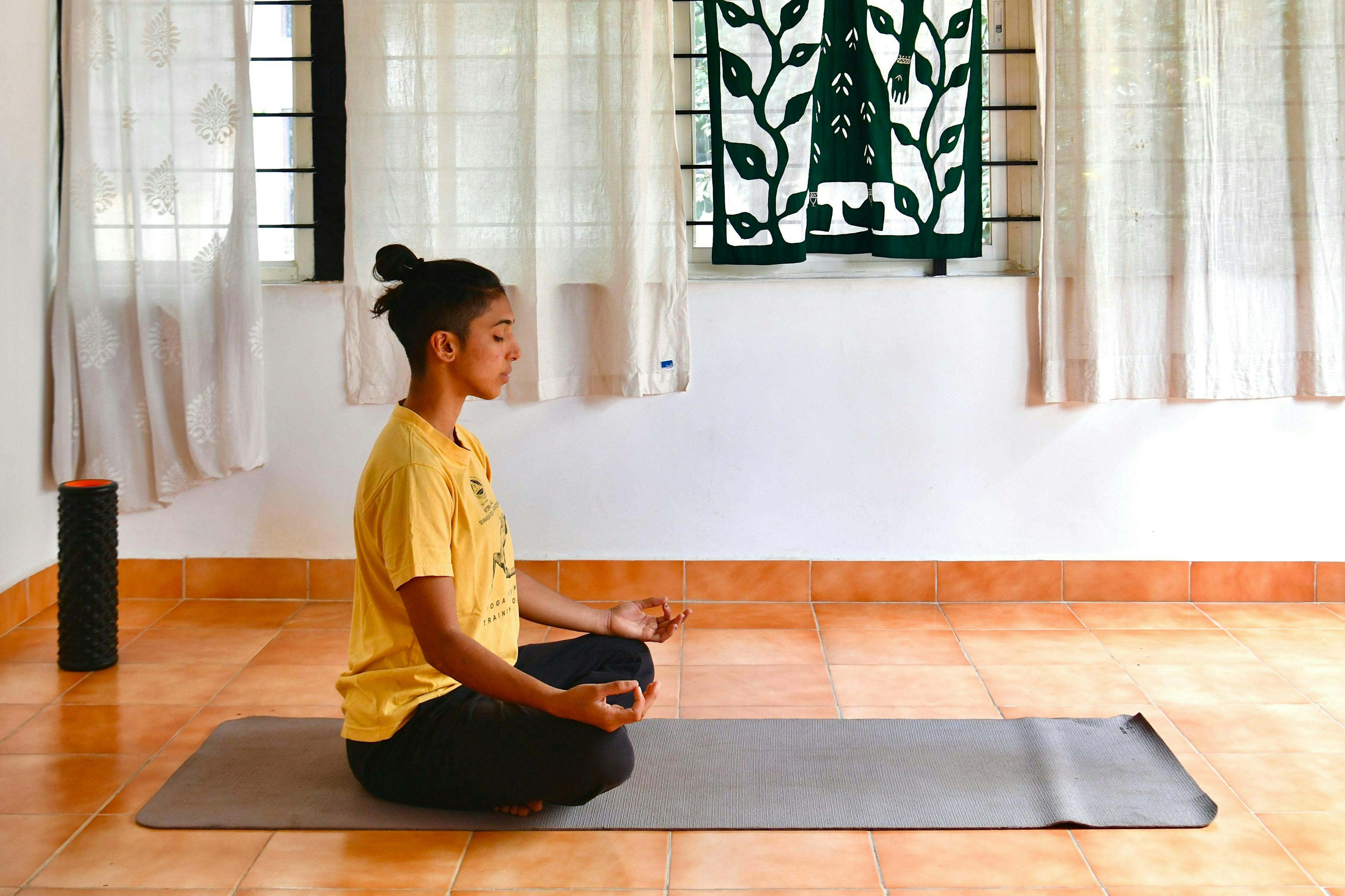 dance horizontal bangalore person fitness pilates sport working out yoga lotus yoga pose home decor rug