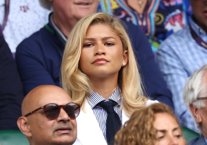 Zendaya at Wimbledon. Getty Images.