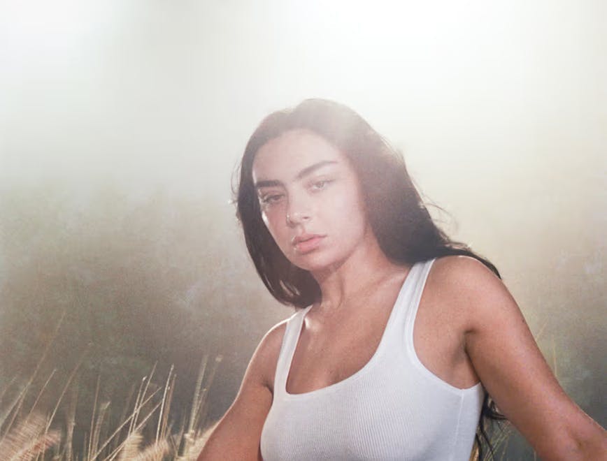 Charli XCX. Photo Courtesy of @SKIMS on Instagram.