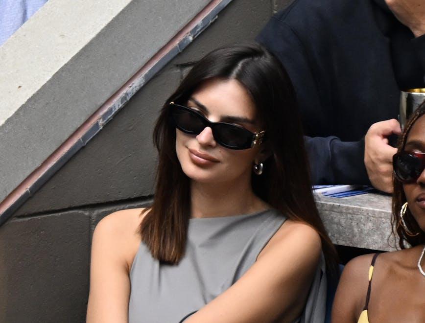 Emily Ratajkowski at the U.S. Open. Getty Images.